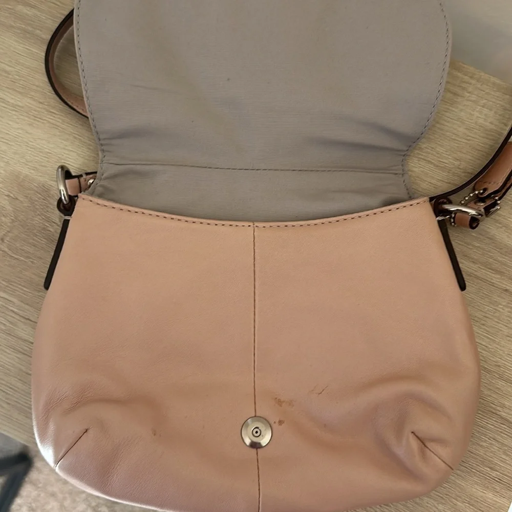 Pink Coach Crossbody Bag - Picture 3 of 4